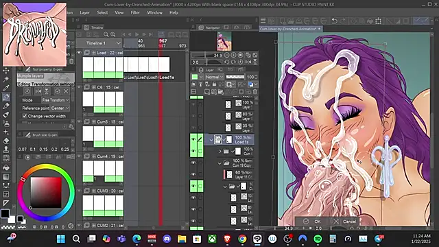 DrenchedArt online show from 01-22-25, 07:24