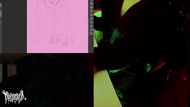 DrenchedArt online show from 02-21-25, 07:23