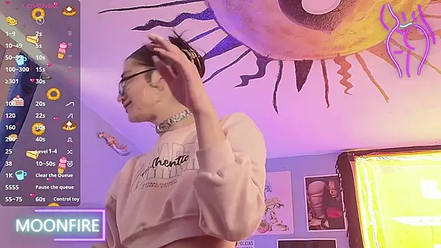 moonfiredancer online show from 01-21-25, 03:32