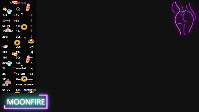 moonfiredancer online show from 01-21-25, 06:34