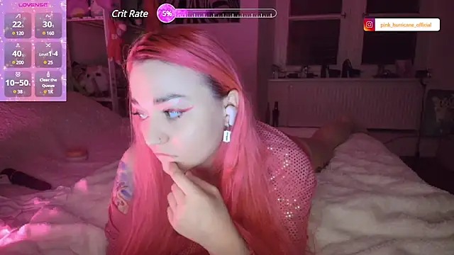 Snapshot of PinkHurricaneOfficial chatting on 01-13-25, 05:44 PinkHurricaneOfficial online show from 01-13-25, 05:44