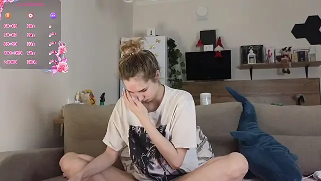 Girl alone home online show from 01-26-25, 02:14