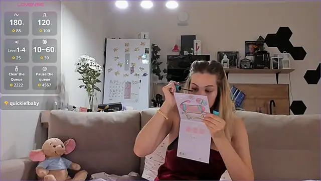 Snapshot of Girl_alone_home chatting on 10-24-25, 04:03 Girl alone home online show from 10-24-25, 04:03