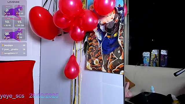 Snapshot of Yeye_scs chatting on 02-28-25, 03:26 Yeye scs online show from 02-28-25, 03:26