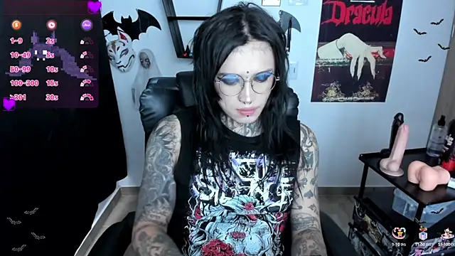 Goth ink online show from 10-02-25, 08:16