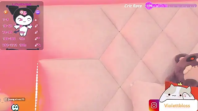 Violettbloss online show from 10-22-25, 03:18