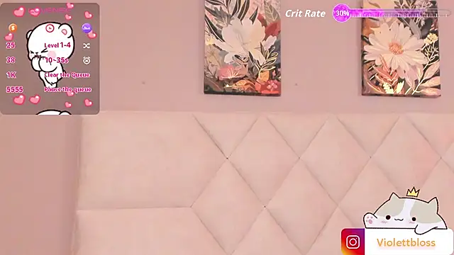 Violettbloss online show from 10-25-25, 03:25