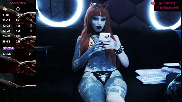 Snapshot of TyphoidMary chatting on 09-17-25, 08:43 TyphoidMary online show from 09-17-25, 08:43