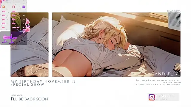 Candle  lz online show from 03-18-25, 07:08