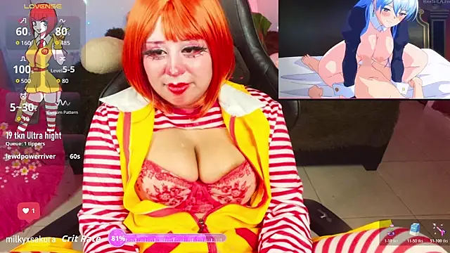 MilkyXSakura online show from 11-09-25, 11:19