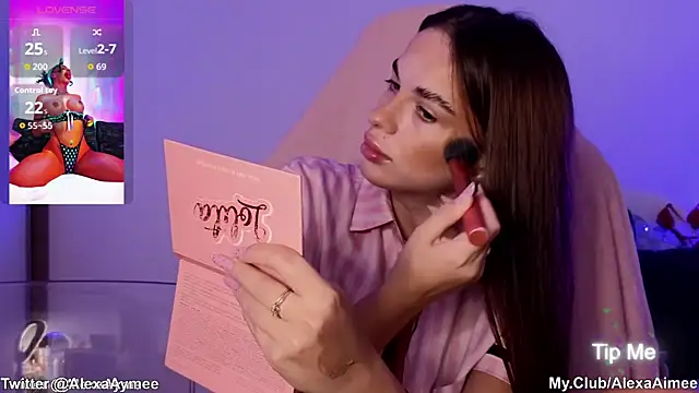 Snapshot of AlexaAimee chatting on 10-09-25, 07:56 AlexaAimee online show from 10-09-25, 07:56