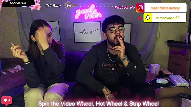 Snapshot of MrAndMrsSavage chatting on 01-19-25, 12:39 MrAndMrsSavage online show from 01-19-25, 12:39