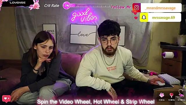 Snapshot of MrAndMrsSavage chatting on 01-26-25, 11:29 MrAndMrsSavage online show from 01-26-25, 11:29