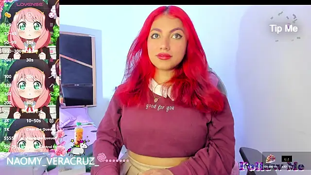 Snapshot of Naomy_veracruz_ chatting on 01-21-25, 01:32 Naomy veracruz online show from 01-21-25, 01:32