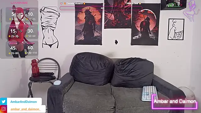 Ambar and daimon  online show from 10-21-25, 04:08