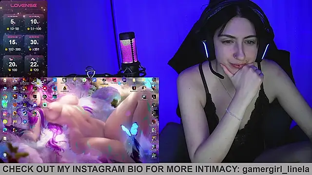 Snapshot of Gamergirl-Linela chatting on 02-16-26, 06:04 Gamergirl-Linela online show from 02-16-26, 06:04