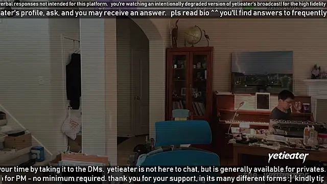 Snapshot of yetieater chatting on 01-24-25, 10:08 yetieater online show from 01-24-25, 10:08