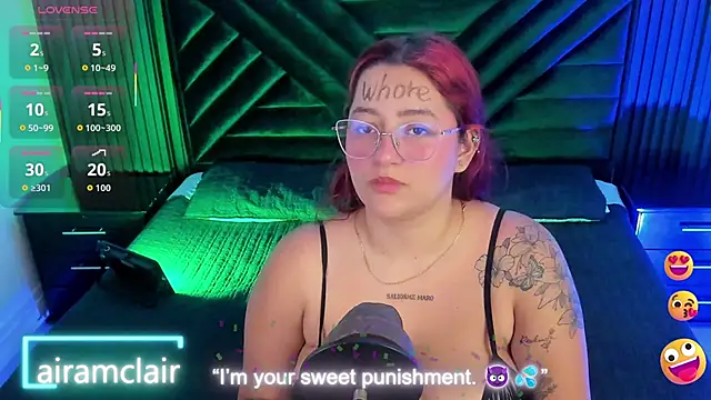 Snapshot of airamclair chatting on 11-11-25, 10:21 airamclair online show from 11-11-25, 10:21