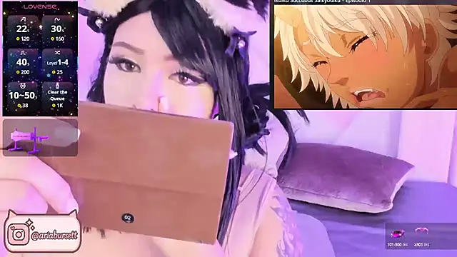 AriaBursett online show from 10-16-25, 04:41