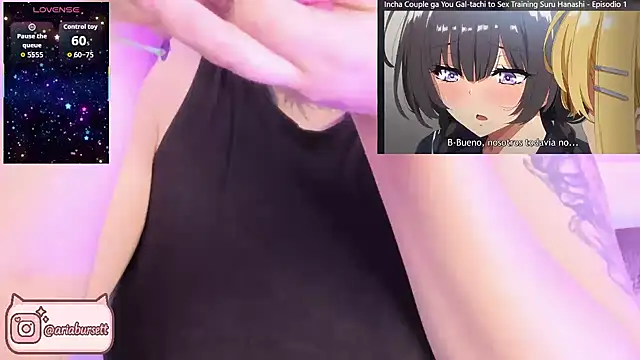 AriaBursett online show from 10-17-25, 04:09