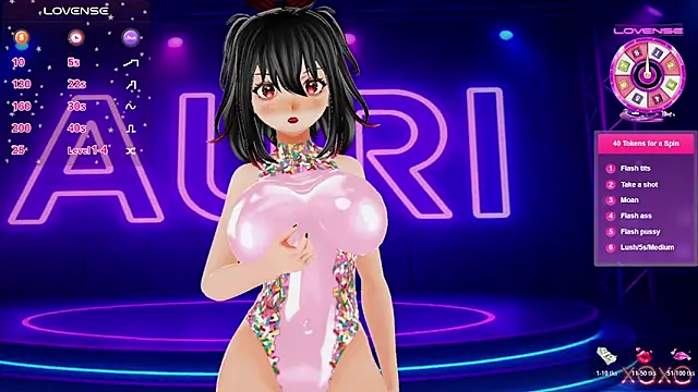 Auri Hikaru online show from 11-04-25, 01:10