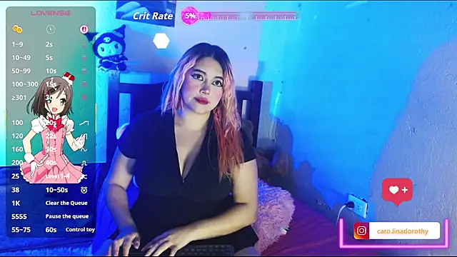 Snapshot of caro_lina20 chatting on 10-19-25, 07:09 caro lina20 online show from 10-19-25, 07:09