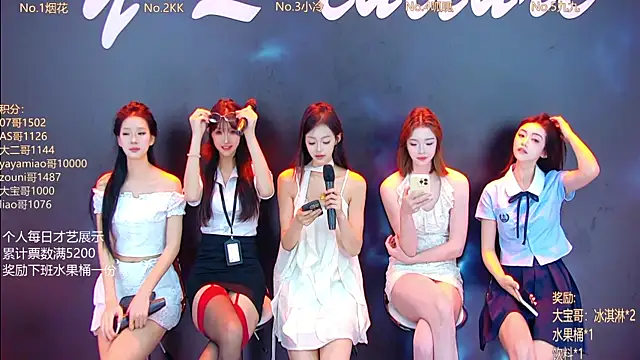 Snapshot of DX-002 chatting on 10-22-25, 01:50 DX-002 online show from 10-22-25, 01:50