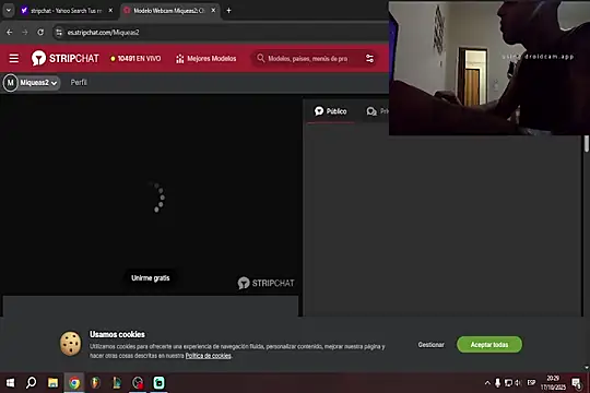 Snapshot of Miqueas2 chatting on 10-17-25, 11:29 Miqueas2 online show from 10-17-25, 11:29