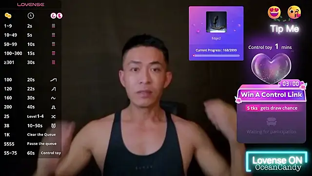 OceanCandy9 online show from 01-11-26, 01:49