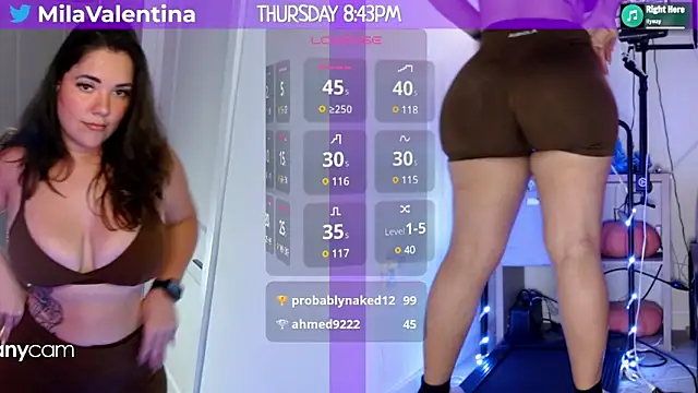 Snapshot of MilaValentina chatting on 02-21-25, 01:44 MilaValentina online show from 02-21-25, 01:44