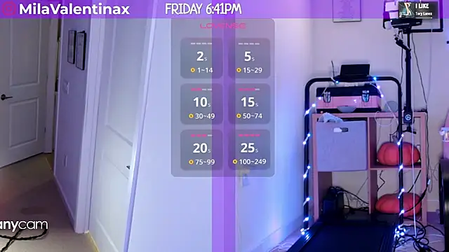 Snapshot of MilaValentina chatting on 02-21-25, 11:43 MilaValentina online show from 02-21-25, 11:43