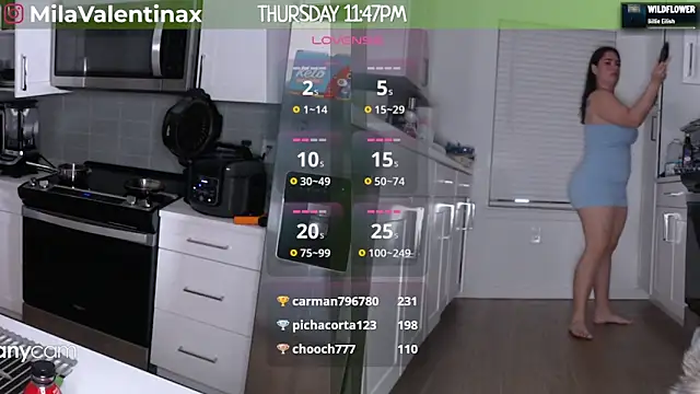 Snapshot of MilaValentina chatting on 03-14-25, 03:48 MilaValentina online show from 03-14-25, 03:48