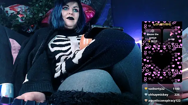 Snapshot of Psychobitch7 chatting on 02-20-26, 10:10 Psychobitch7 online show from 02-20-26, 10:10