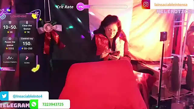LaInsaciableIntensa online show from 09-14-25, 02:11