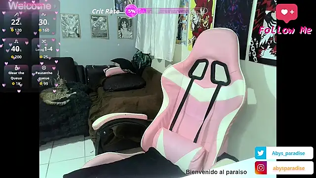 Snapshot of Abysparadise chatting on 10-17-25, 04:15 Abysparadise online show from 10-17-25, 04:15