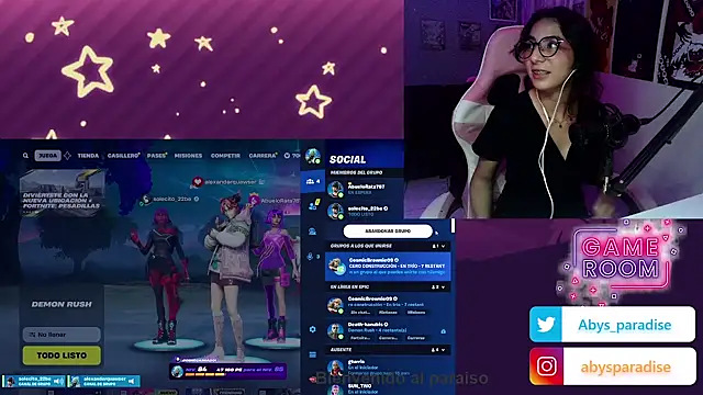 Snapshot of Abysparadise chatting on 10-19-25, 04:35 Abysparadise online show from 10-19-25, 04:35